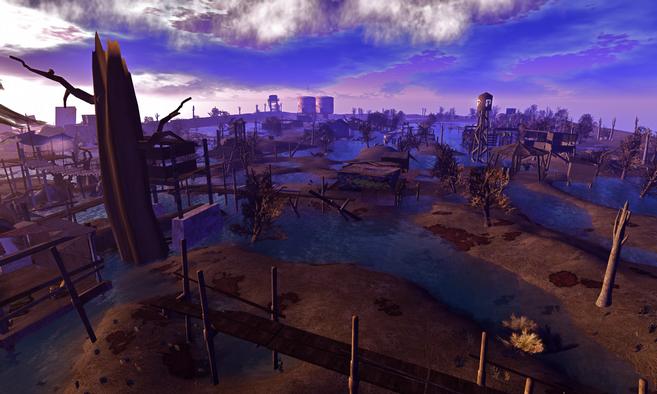 post-apocalyptic themed residential estate parcels. Visit in Second Life